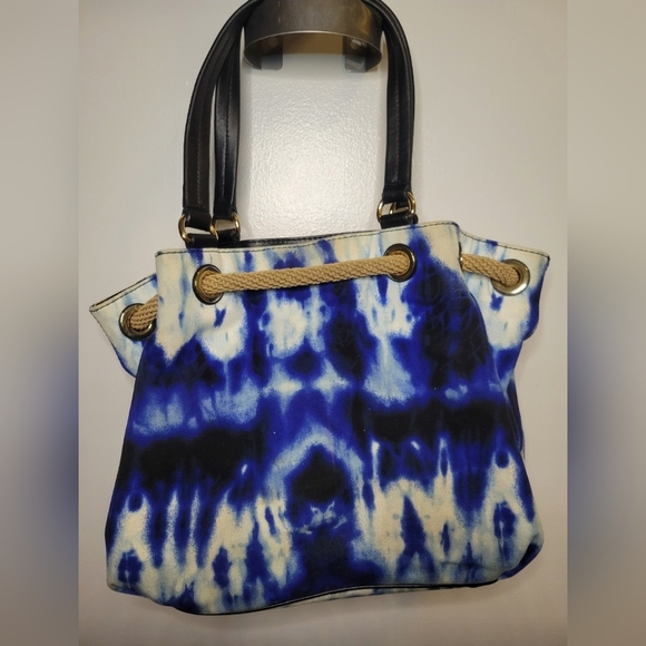 Michael Kors Blue Canvas Marina Tie Dye bag - Picture 2 of 3